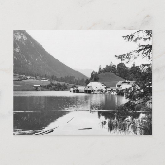 Schiffe in Konigssee, c.1910 Postkarte (Vorderseite)