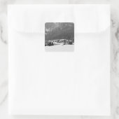 Schiffe in Konigssee, c.1910 Quadratischer Aufkleber (Tasche)