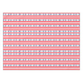 Schiffe mit rotem blauem Ankerrad Tischdecke (Vorderseite (Horizontal))