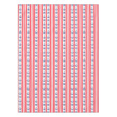 Schiffe mit rotem blauem Ankerrad Tischdecke (Vorderseite)