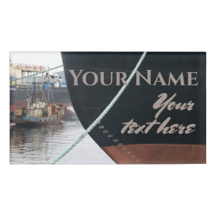 Schiffe Namenschild