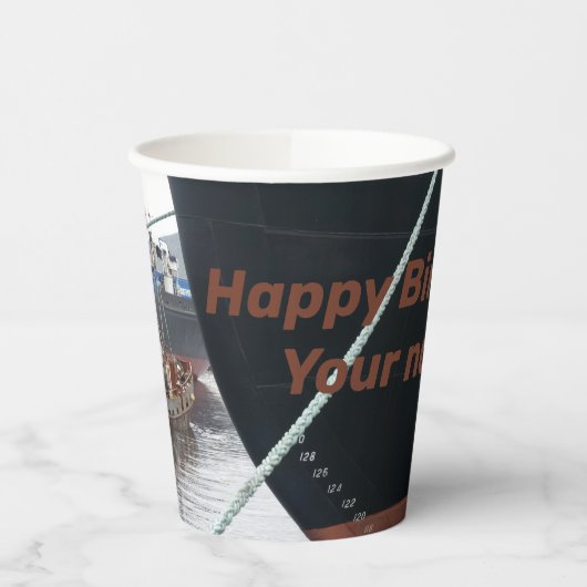 Schiffe Pappbecher (Links)