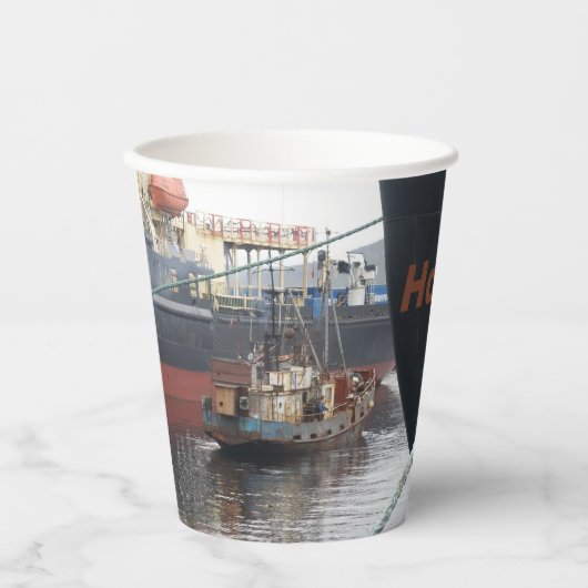 Schiffe Pappbecher (Vorderseite)