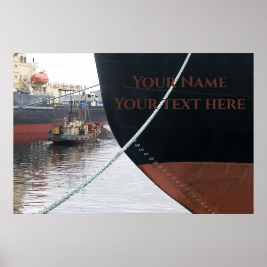 Schiffe Poster (Vorne)