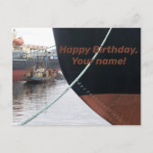 Schiffe Postkarte (Vorderseite)