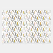 Schiffe Segelboote Auf der Raute w Geschenkpapier Set (Vorderseite 3)