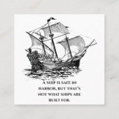 Schiffe sollen segeln treuekarte (Rückseite)