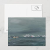 Schiffe und Boote in Cannes 2014 Postkarte (Vorne/Hinten)