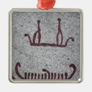 Schiffe und ihre Crews Silbernes Ornament
