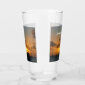 Schiffe und Sonnenuntergang tropische Seascape Glas (Rechts)