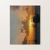 Schiffe und Sonnenuntergang tropische Seascape Puzzle (Vertikal)