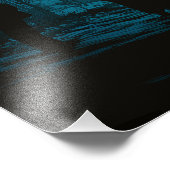 Schiffe unter dem Halbmond und Nordlichter Fotodruck (Ecke)