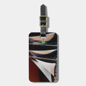 Schiffe unter Segel Gepäckanhänger (Vorderseite vertikal)