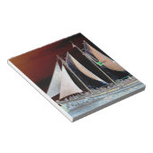 Schiffe unter Segel Notizblock (angewinkelt)