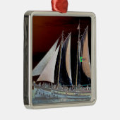 Schiffe unter Segel Ornament Aus Metall (Rechts)