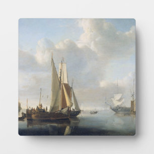 Schiffe vor der Küste, Willem van de Velde (II), Fotoplatte