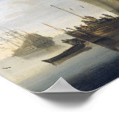 Schiffe vor der Küste, Willem van de Velde (II), Poster (Ecke)