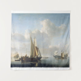 Schiffe vor der Küste, Willem van de Velde (II), Wandteppich
