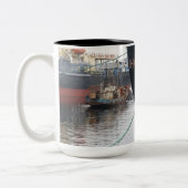 Schiffe Zweifarbige Tasse (Links)