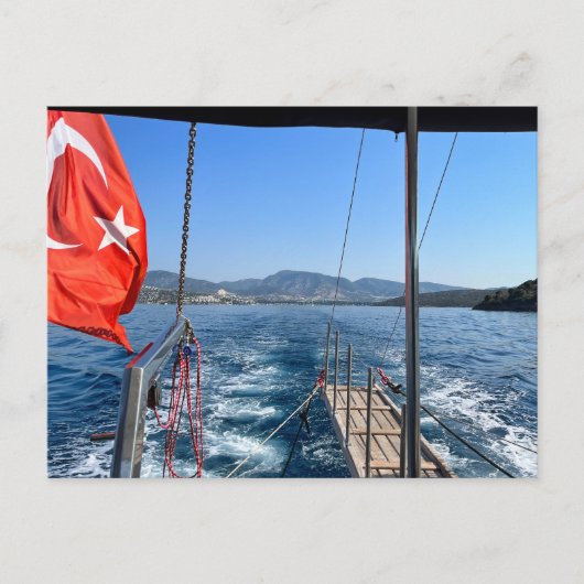 Schifffahrt auf dem Ägäischen Meer Postkarte (Vorderseite)