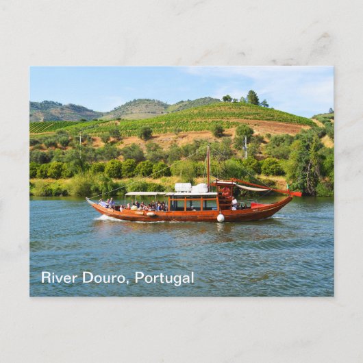 Schifffahrt auf dem Douro, Portugal Postkarte (Vorderseite)