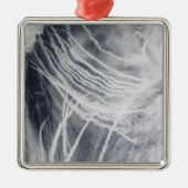 Schifffahrt durch den Nordpazifik Silbernes Ornament (Vorne)