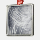 Schifffahrt durch den Nordpazifik Silbernes Ornament (Links)