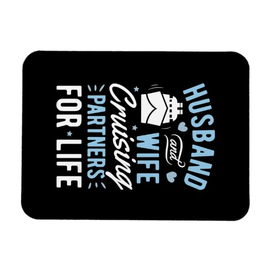 Schifffahrt Husband und Ehefrau Magnet (Horizontal)