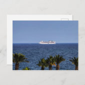 Schifffahrt im Mittelmeer Postkarte (Vorne/Hinten)