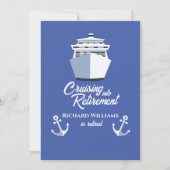 Schifffahrt im Ruhestand Einladung (Vorderseite)