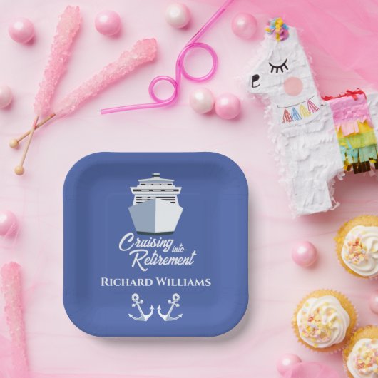 Schifffahrt im Ruhestand Pappteller (Party)