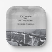 Schifffahrt im Ruhestand Pappteller (Vorderseite)