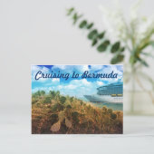 Schifffahrt nach Bermuda Postkarte (Stehend Vorderseite)