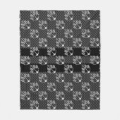 Schifffahrt Nautical Checkered Carbon Fibre Style Fleecedecke (Vorderseite)