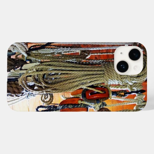 Schifffahrt Riggings Phone Case (Rückseite (Horizontal))