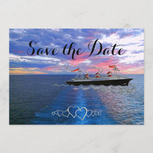 Schifffahrt Save the Date Ocean Sky