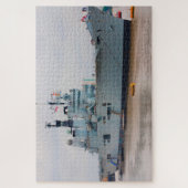 Schifffahrt touristische Attraktionen auf der Them Puzzle (Vertikal)