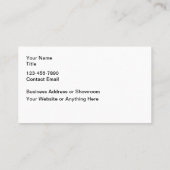 Schifffahrtskarten - Nationale Visitenkarten Visitenkarte (Rückseite)