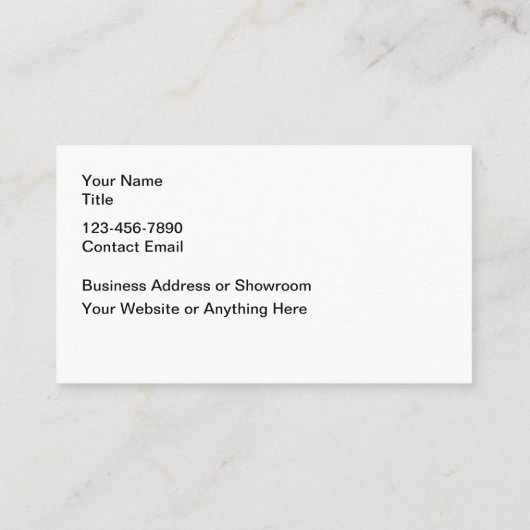 Schifffahrtskarten - Nationale Visitenkarten Visitenkarte (Rückseite)