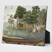 Schifffahrtsmethode in New Holland, mit der Aufsch Fotoplatte (Seite)