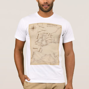 Schifffahrtsprognose Britische Inseln im Vintage-S T-Shirt