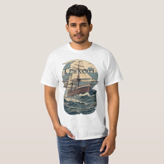 Schifffahrtsprognose für Shirt (Vorne ganz)