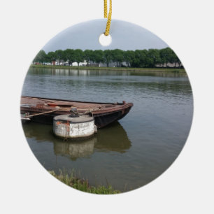 Schifffahrtsschiff, Kajakkanal Keramik Ornament