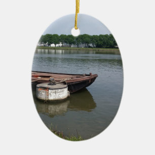 Schifffahrtsschiff, Kajakkanal Keramik Ornament