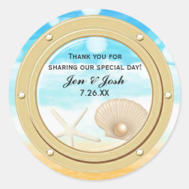 Schifffahrtsschiff Port Hole bevorzugen Aufkleber