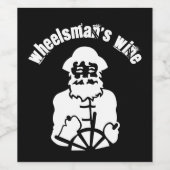 Schifffahrtsschiff "Wheelsman" Weinetikett (Einzelnes Label)