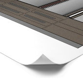 Schifffahrtsweg verloren poster (Ecke)