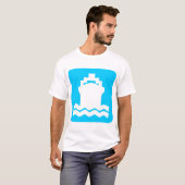 Schiffform - Sky Blue T-Shirt (Vorne ganz)