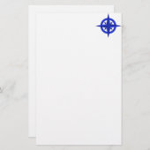 Schiffs-Logo: Aszendierender Kompass PROMETHEUS Briefpapier (Vorne/Hinten)