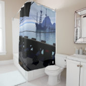 Schiffs-Plattform Duschvorhang (Beispiel)